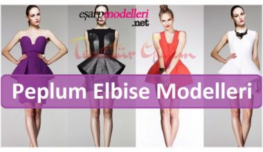 Peplum Elbise Modelleri Peplum Elbise Modelleri