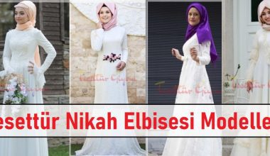 Tesettür Nikah Elbisesi Modelleri Tesettür Nikah Elbisesi Modelleri