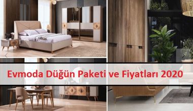 Evmoda Düğün Paketi ve Fiyatları 2020 Evmoda Düğün Paketi ve Fiyatları 2020