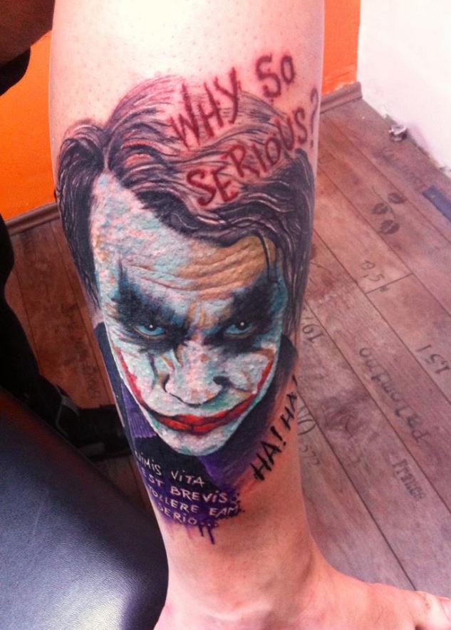 Bacak Joker Dövme Modeli
