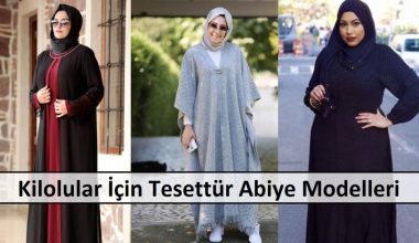 Kilolular İçin Tesettür Abiye Modelleri Kilolular İçin Tesettür Abiye Modelleri