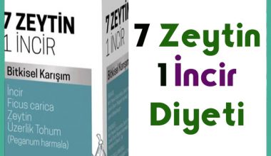 7 Zeytin 1 İncir Diyeti 7 Zeytin 1 İncir Diyeti