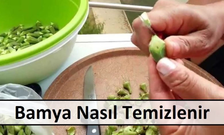 Bamya Nasıl Temizlenir