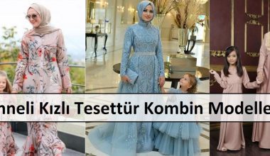 Anneli Kızlı Tesettür Kombin Modelleri Anneli Kızlı Tesettür Kombin Modelleri