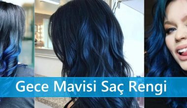 Gece Mavisi Saç Rengi Gece Mavisi Saç Rengi
