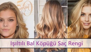 Işıltılı Bal Köpüğü Saç Rengi Işıltılı Bal Köpüğü Saç Rengi
