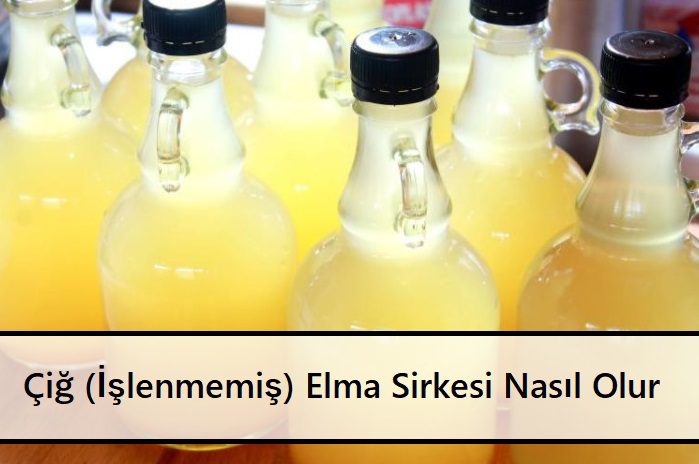 Çiğ (İşlenmemiş) Elma Sirkesi Nasıl Olur