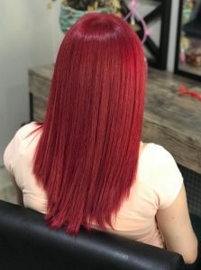 Çilek Kırmızı Saç Rengi