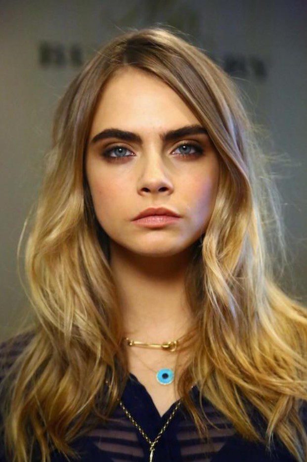 Kalın Kaş Modelleri Rehberi | Kalın Kaşlı Ünlüler 22 Cara Delevingne Kalın Kaş Modeli