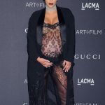 Kim KardashianTransparan Hamile Abiye Modeli