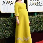 Natalie Portman Sarı Hamile Abiye