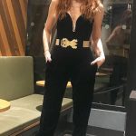 Nur Fettahoğlu Siyah Elbise Modeli