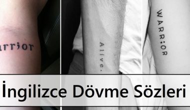 İngilizce Dövme Sözleri İngilizce Dövme Sözleri