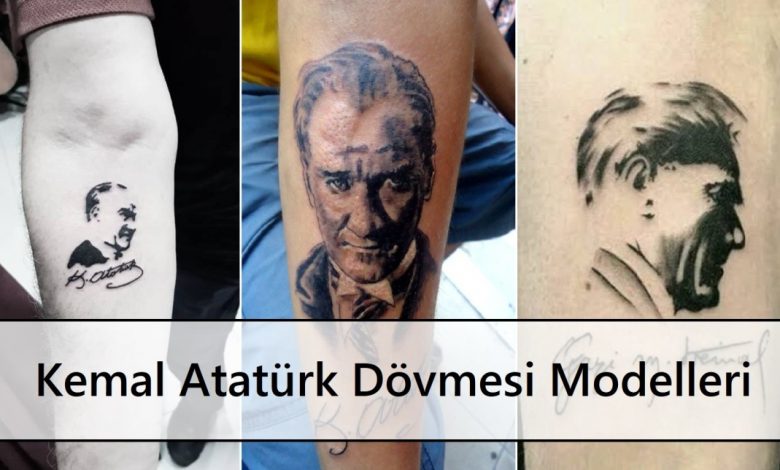 Minimalist Kemal Atatürk Dövmesi ana