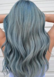 Pastel Mavi Saç Boyası