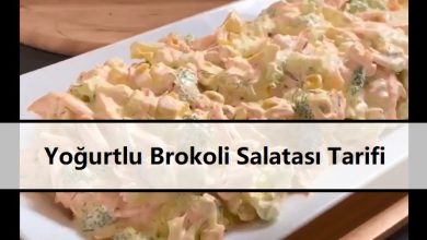 Yoğurtlu Brokoli Salatası Tarifi a