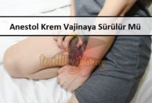 Anestol Krem Vajinaya Sürülür Mü