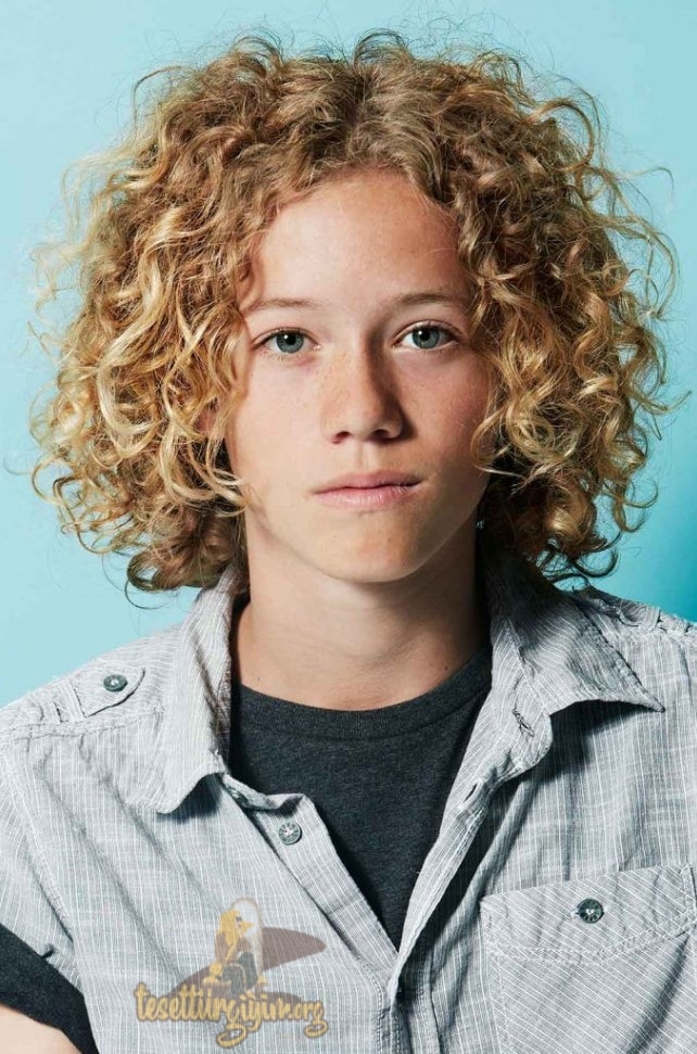Boy Curly Hairstyle